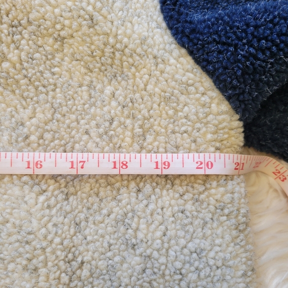 CS Signature Jacket Sz S Reversible Sherpa Windbreaker Blue Colorblock Coat Vtg - Picture 7 of 14